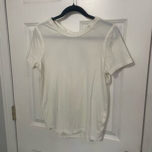 Lululemon Athletica Cream Short Sleeve Tee